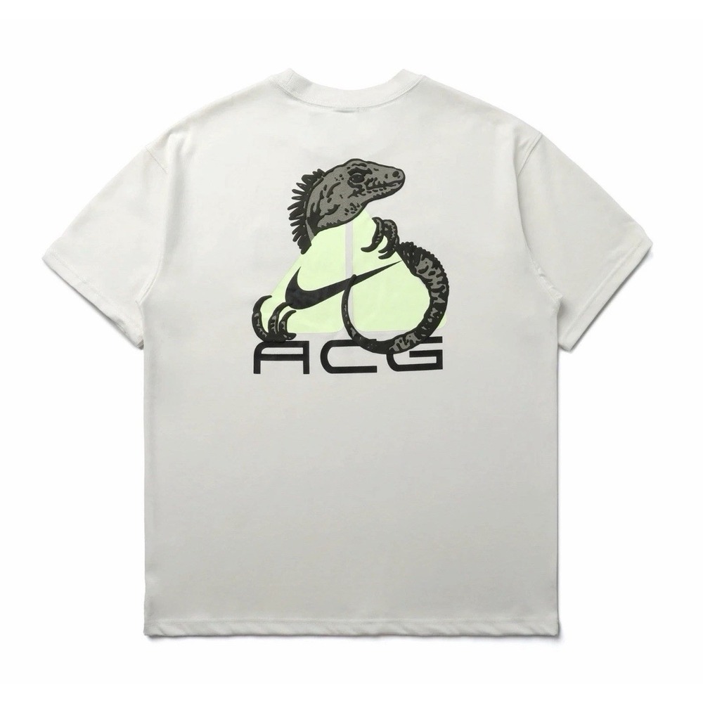 *NWT Men Size SMALL Nike ACG Dri-Fit Iguana Phantom White T-Shirt‎ (HJ0884-030)